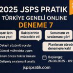 Türkiye Geneli Online Deneme 7