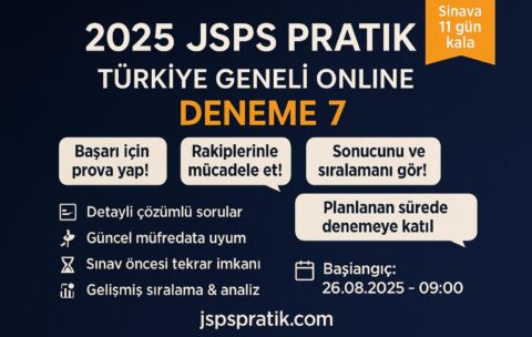 Türkiye Geneli Online Deneme 7