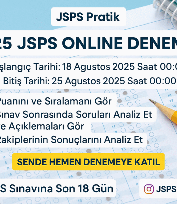 2025 Jsps türkiye geneli deneme