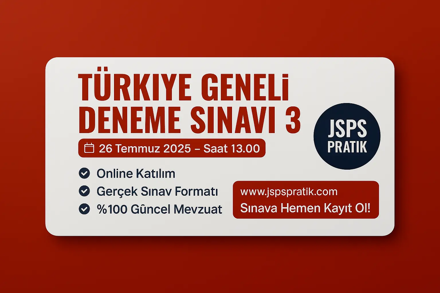 Türkiye Geneli Deneme 3 (DEVAM EDİYOR)