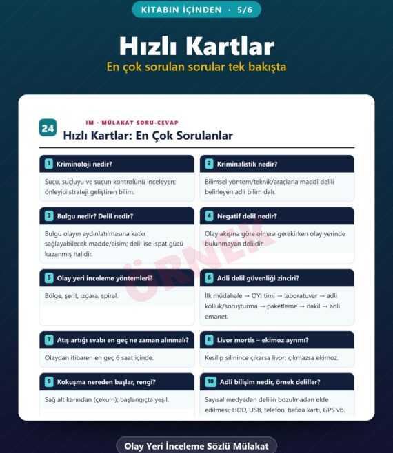Olay Yeri İnceleme Sözlü Mülakat Kitabı – kitabın içinden 5