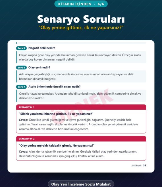 Olay Yeri İnceleme Sözlü Mülakat Kitabı – kitabın içinden 6