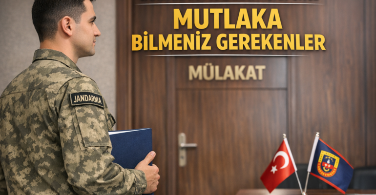 Jandarma Mülakatından Önce Mutlaka Bilmeniz Gerekenler