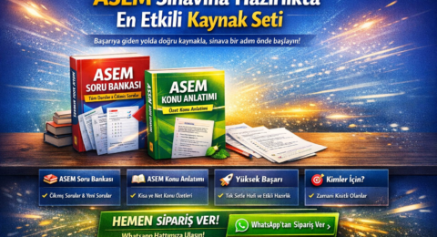 ASEM sınav kaynağı seti
