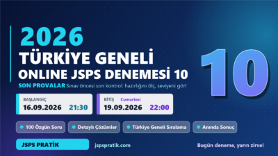2026 Türkiye Geneli Deneme 10 (Son Provalar)