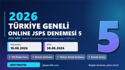 2026 Türkiye Geneli Deneme 5 (ATA AÖF)