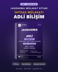 Adli Bilişim İhtisas Mülakatı Hazırlık Kitabı