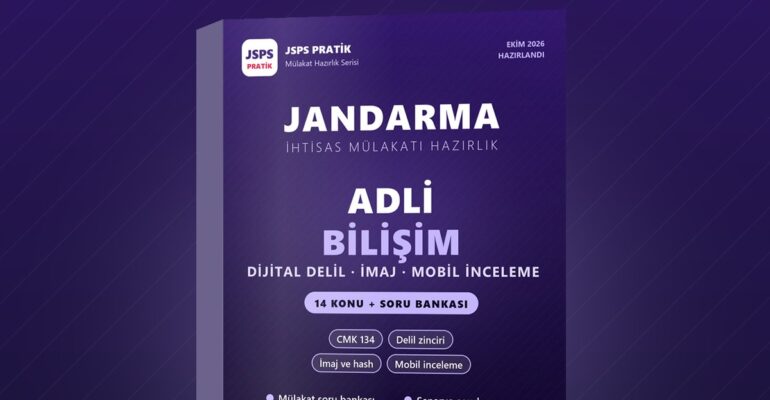 Adli Bilişim İhtisas Mülakatı Hazırlık Kitabı