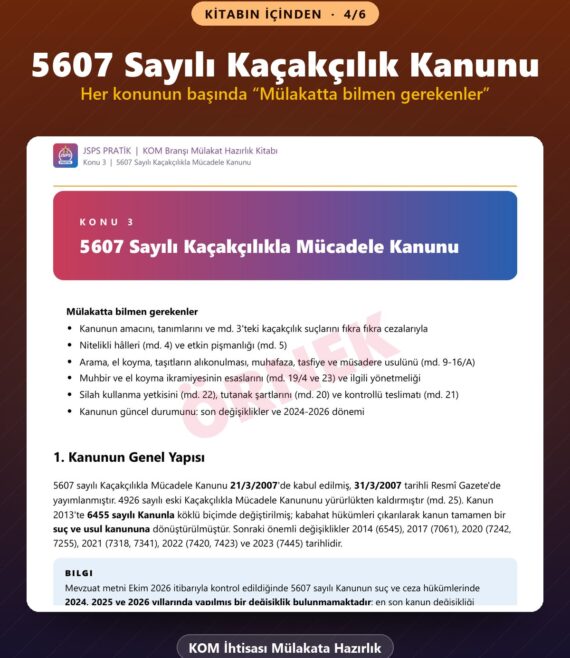 KOM İhtisası Mülakata Hazırlık Kitabı – kitabın içinden 4