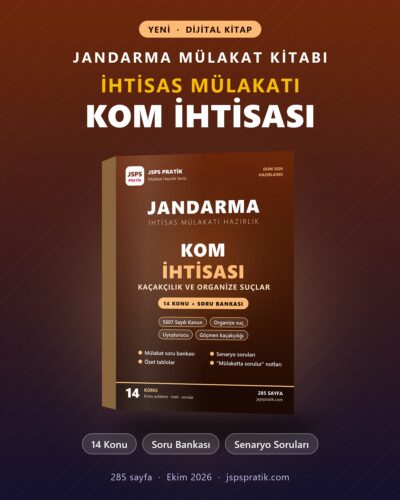 KOM İhtisası Mülakata Hazırlık Kitabı