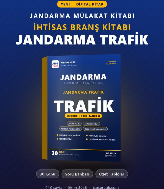 Jandarma Trafik Mülakat Kitabı